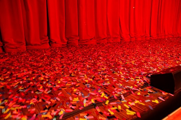 Confetti on the Stage